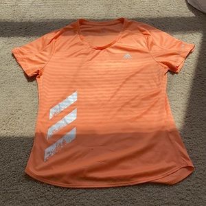 adidas aeroready orange top in a women’s medium